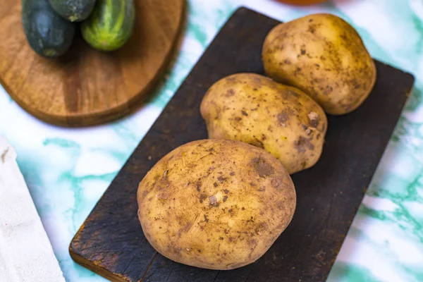 Comida del huerto de España como patatas . — Foto de Stock