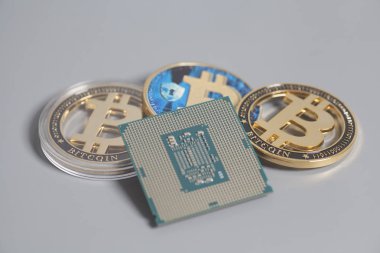 Merkezi işlem birimi Cpu mikroçip Bitcoins ile