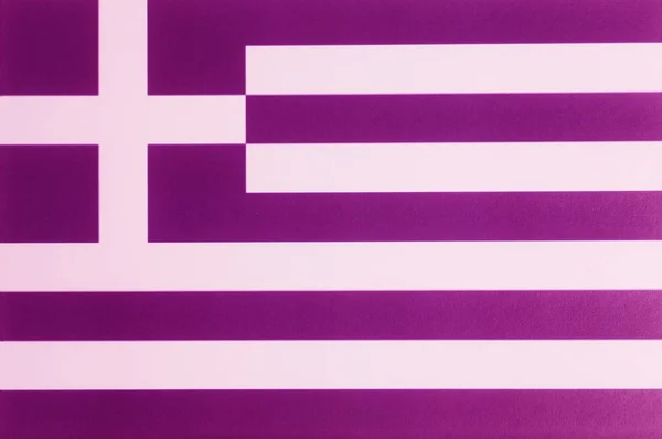 Σημαία Της Ελλάδας Ελληνική Εθνική Σημαία Κοντινό Πλάνο — Φωτογραφία Αρχείου