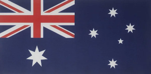 Nationella Flagga Australien Bacground Närbild — Stockfoto