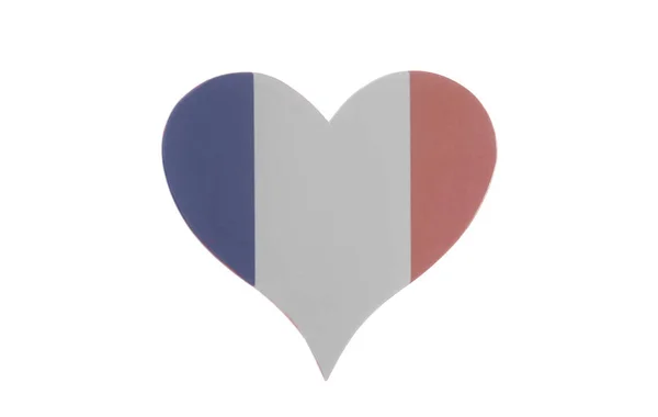 배경에 프랑스 국기와 — 스톡 사진