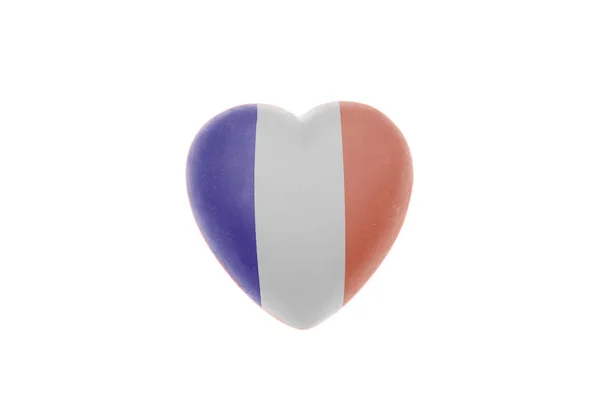 배경에 프랑스 국기와 — 스톡 사진
