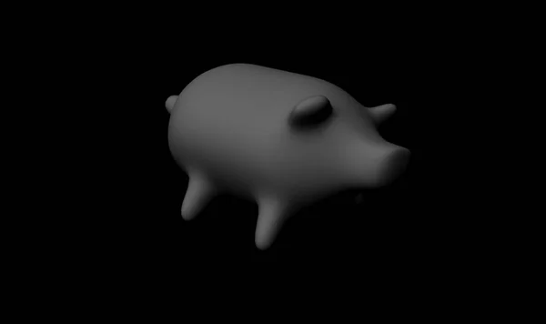 Piggy bank 3d illustratie — Stockfoto