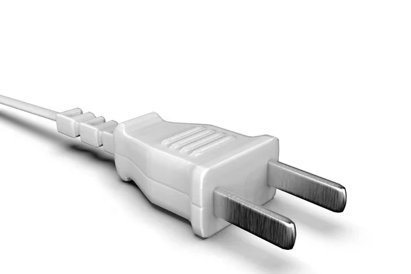 White US style plug — Stock Photo, Image