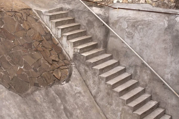 Alte Steintreppe Detail Mittelalterlicher Stufen Nahaufnahme — Stockfoto