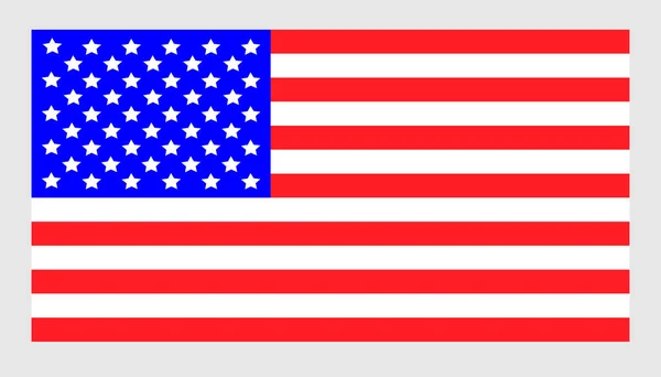 Ícone de bandeira americana vetorial — Vetor de Stock