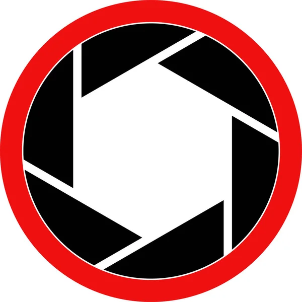 Symbole de vecteur d'obturateur — Image vectorielle