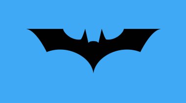 Batman logo simgesi vektör illüstrasyon