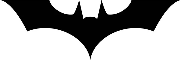 バットマン ロゴ アイコン ベクトル イラスト — ストックベクタ