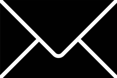 zarf e- posta simgesi vektör illüstrasyonu