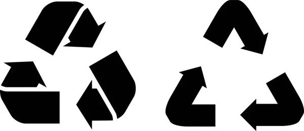 Recycle logo symbool vector illustratie EPS 10 — Stockvector