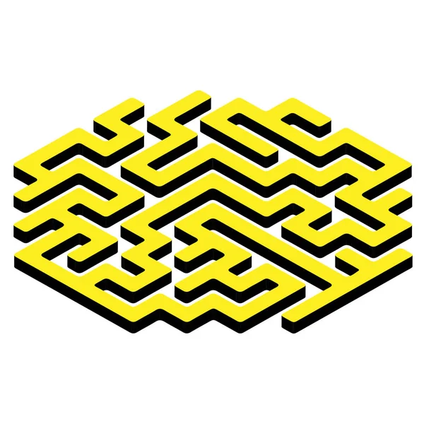 Labirinto vetorial. Ilustração do jogo labirinto —  Vetores de Stock
