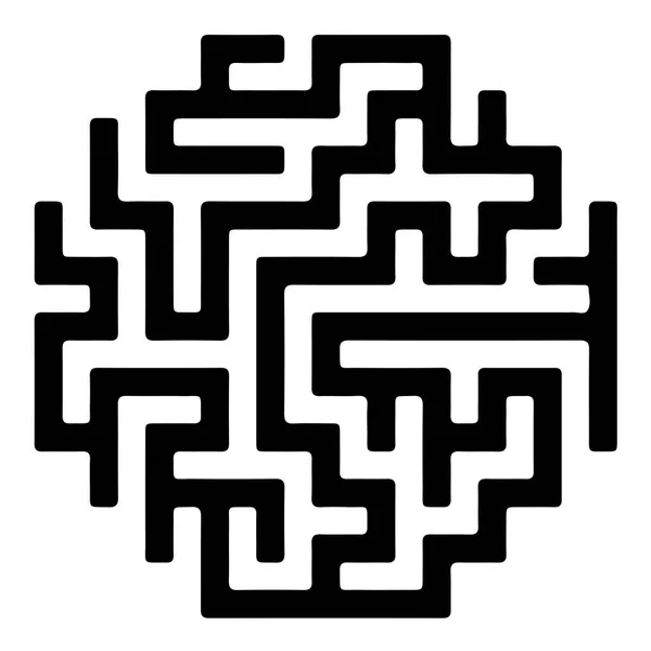 Vektorový labyrint. Hra bludiště – ilustrace — Stockový vektor