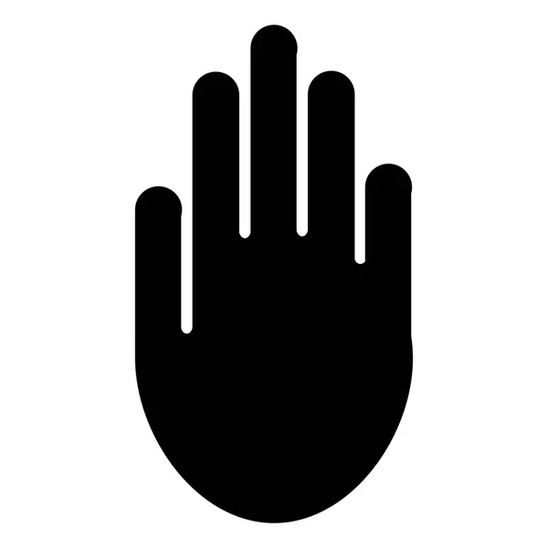 Dłoń ikona wektor, logo ilustracja — Wektor stockowy