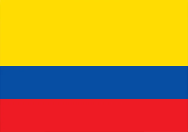 Flagge von Ecuador Vektor Illustration — Stockvektor