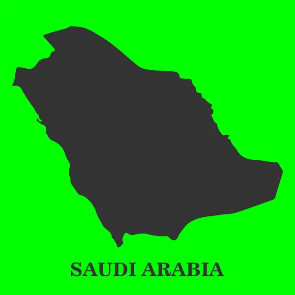 Mapa de Arabia Saudita vector — Vector de stock