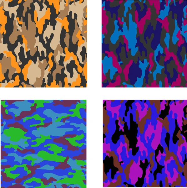 Modèle de camouflage de chasse militaire.Illustration vectorielle — Image vectorielle