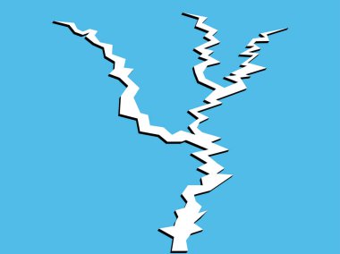 Çatlak Dünya Vektörü illüstrasyonu 10 puan