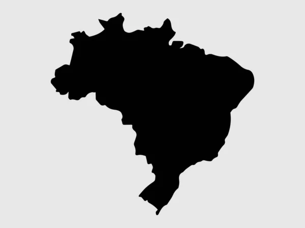 Brazil Map Vector Illueps 10 — стоковий вектор