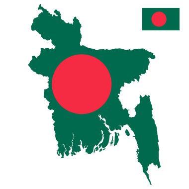 Bangladeş harita taşıyıcı illüstrasyonuName