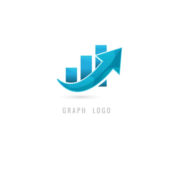 Grafikon Logó Kreatív Koncepció Web Grafikus Üzlet Pénzügy Média Projektek — Stock Vector