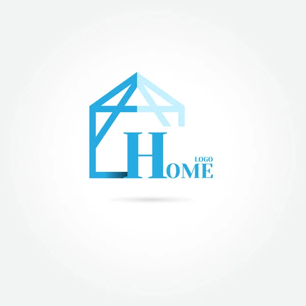 Logotipo Casa Design Moderno Ilustração Vetorial Sobre Fundo Branco —  Vetores de Stock