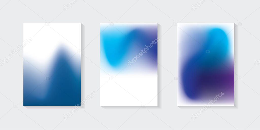 colorful abstract gradient background. design template. vector illustration artwork. on gray background