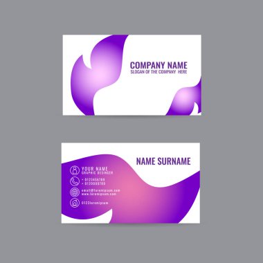 Tay sanat kartı vektör kartvizit. gri arka plan üzerinde