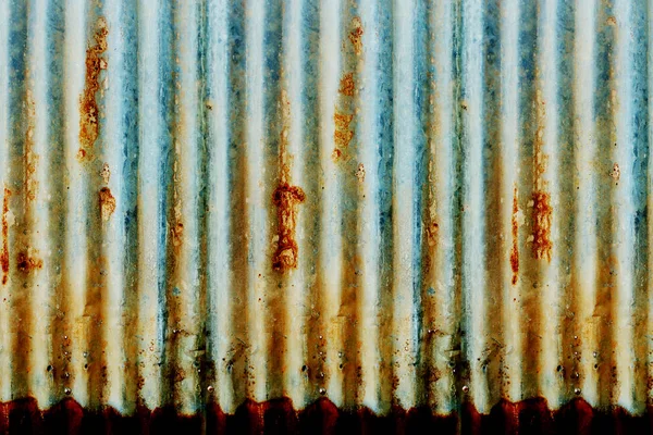 Фон Пілінгової Фарби Іржавого Старого Металу Текстура Цинкової Стіни Візерунок — стокове фото