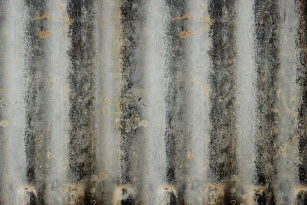Achtergrond Van Peeling Verf Roestige Oude Metalen Zink Muur Textuur — Stockfoto