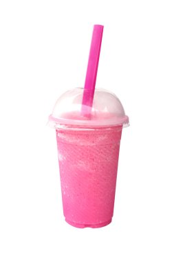 taze meyve yüzlü, beyaz arka plan üzerinde izole sallamak. Gıda. Fotoğraf