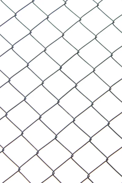 金属ネットは 白い背景で隔離 オブジェクト — ストック写真