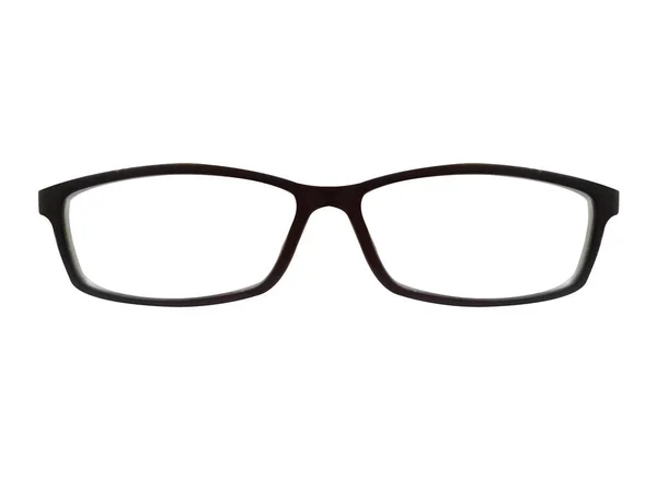 Beyaz Arka Plan Üzerinde Gözlük Moda Siyah Siyah Güneş Gözlüğü — Stok fotoğraf