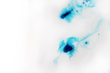 Mavi suluboya arka plan tasarlamak. Renk teorisi. Fotoğraf