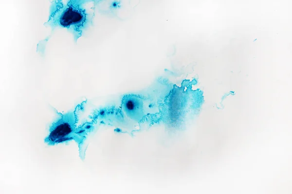 Aquarelle abstraite bleu conception de fond. Théorie des couleurs. photo — Photo