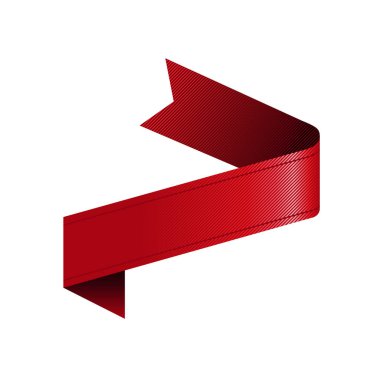 Kırmızı parlak şerit vektör afişayarlayın. Vektör. beyaz backgroun üzerinde