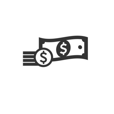 simge banknot ve para illüstrasyon izole işareti sembol