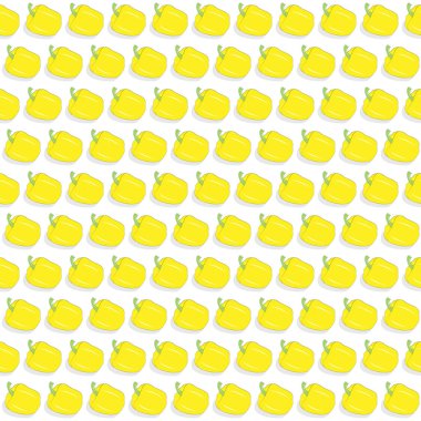 Vektör desen sarı biber ile