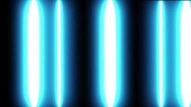 Yanıp sönen ışık efektli 4K neon şeritler. Disko, parti, VJ döngüleri, konserler, müzik gösterileri, gece kulüpleri ve modern sahne görselleri için mükemmel soyut bir arka plan.