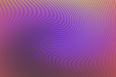 Kıvrımlı soyut mor ve sarı eğimli arkaplan