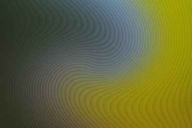 Sarı ve mavi eğimli soyut dalgalı çizgiler