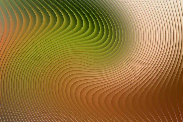 Yeşil ve kahverengi eğimli soyut girdap deseni