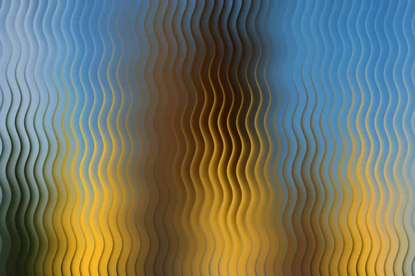 Mavi gökyüzü ve sarı zemin elementleri ile dalgalı soyut arkaplan