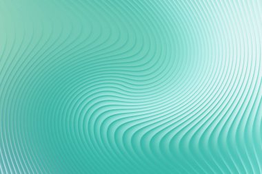 Turkuaz ve beyaz gradyan ile dönen soyut desen