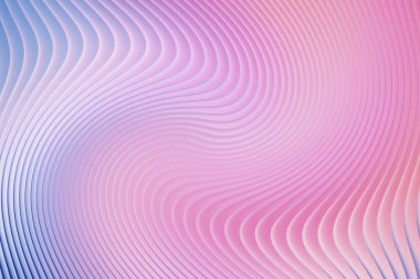 Soyut kıvrımlı arka plan, pastel pembe ve mavi gradyan.