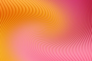 Turuncu ve pembe eğimli girdaplı soyut desen