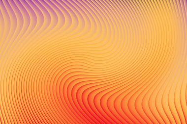 Dönen soyut desen, mor ve turuncuya doğru eğimli.