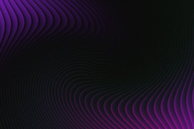 İnce desenli soyut dalgalı mor ve siyah arkaplan