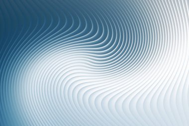 Soyut mavi ve beyaz girdaplı dalga deseni arkaplanı