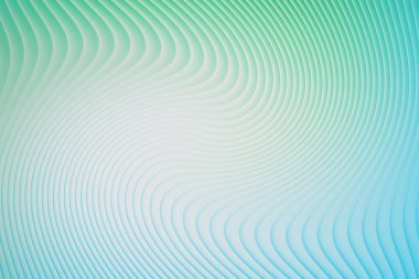 Yeşil ve mavi bir gradyan ile soyut girdap çizgileri